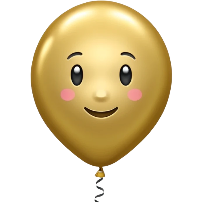gold balloon emoji