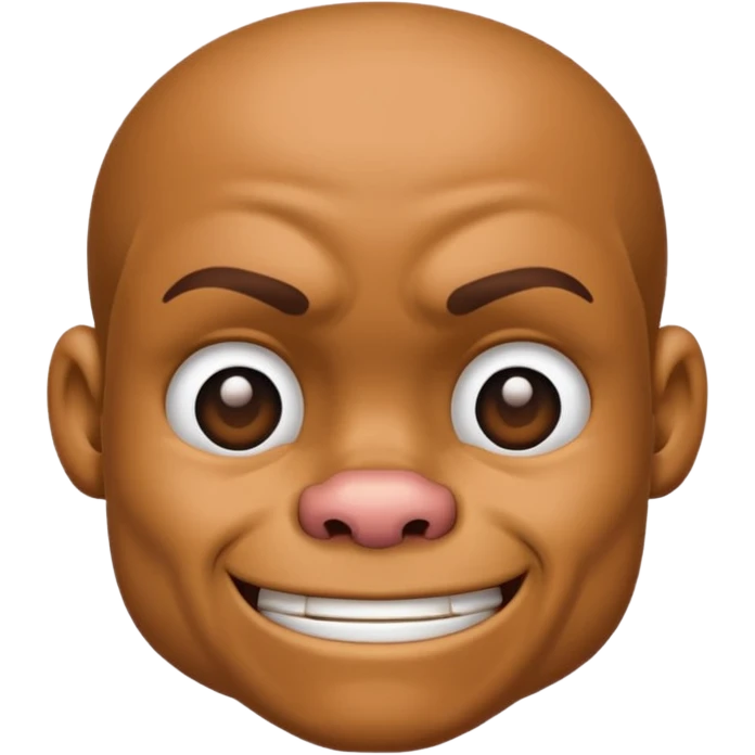 Boxer smirking smugly emoji | AI Emoji Generator