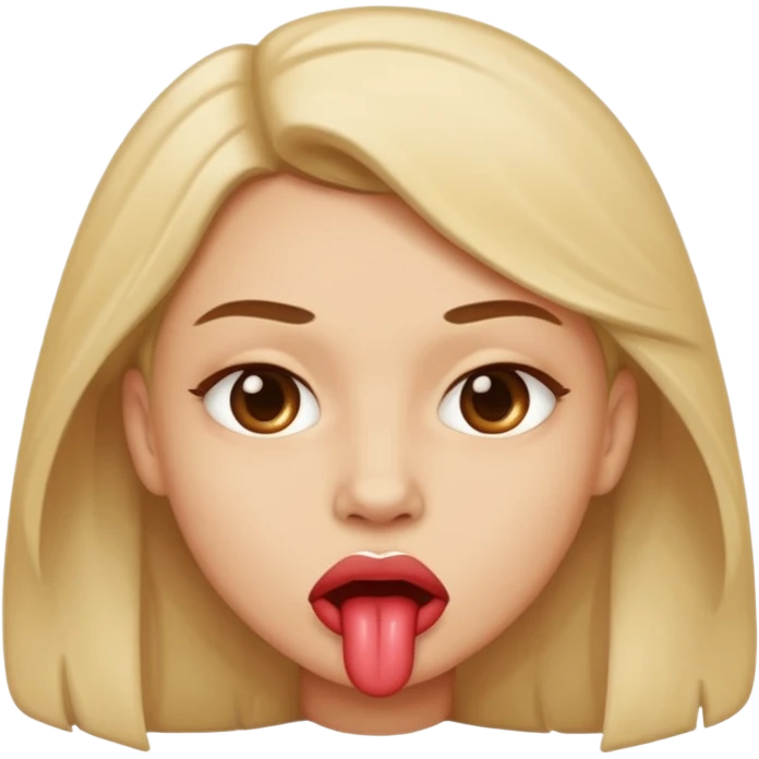 lip biting emoji