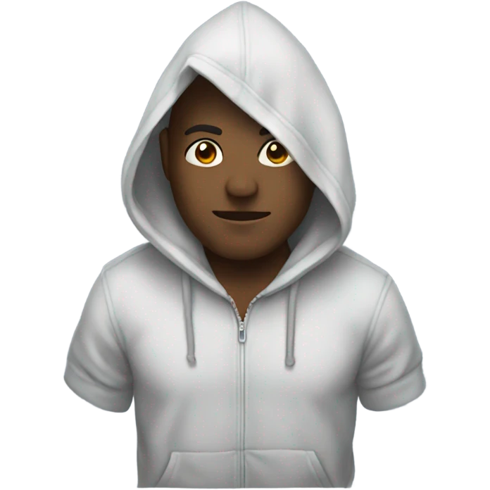 Me with a hoodie emoji