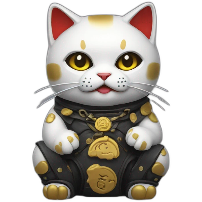 Maneki Neko necropunk emoji