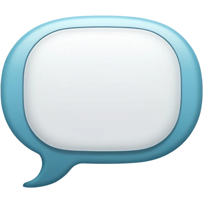speech bubble emoji