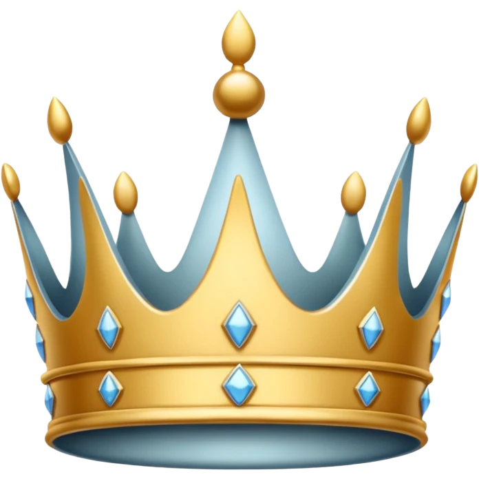 full white crown emoji