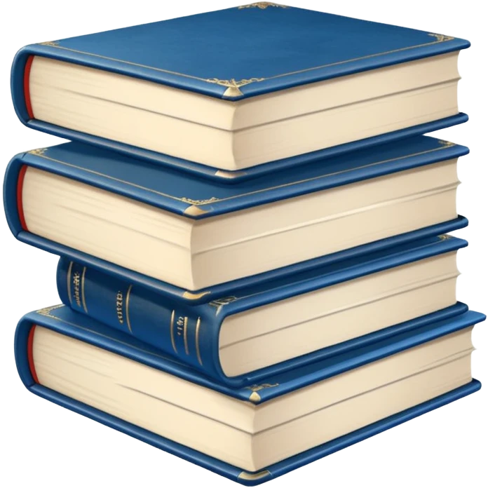 Blue books 📚  emoji