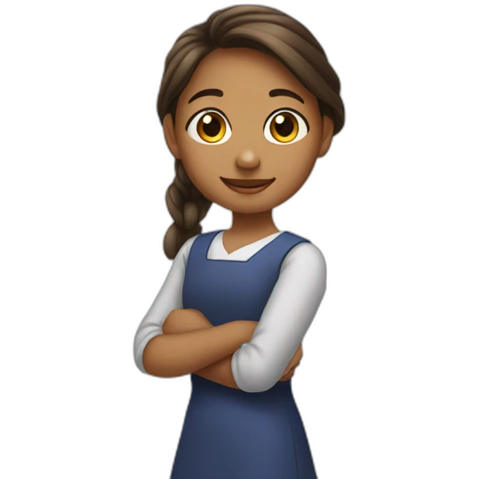 fille de 14 ans qui fait des doigts d’honneur emoji