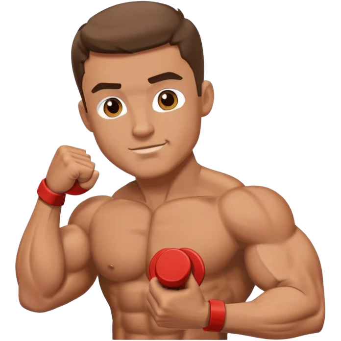 guy doing bicep-curls emoji