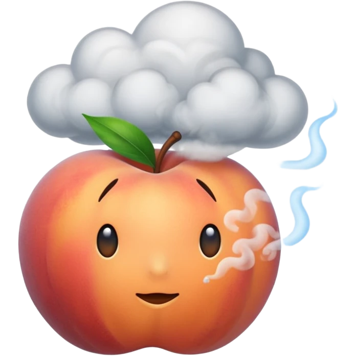 🍑+💨 emoji