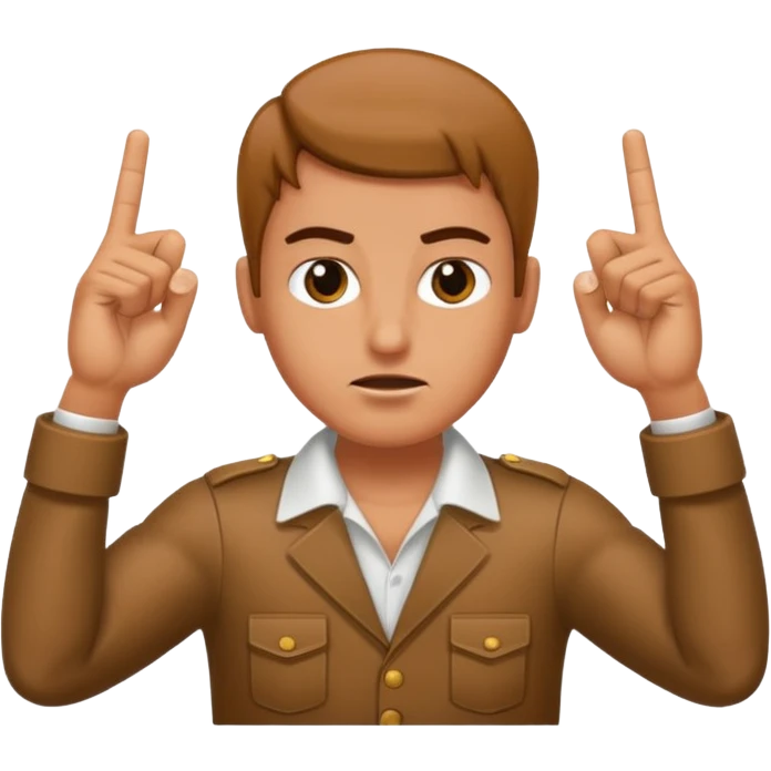 making guns with fingers to head emoji