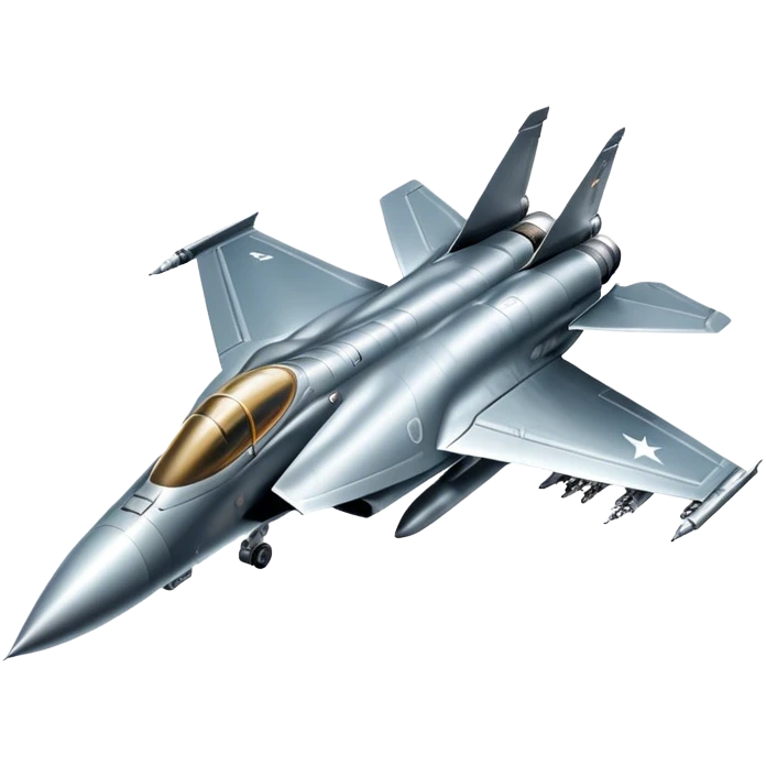 Avion de chasse a la verticale emoji