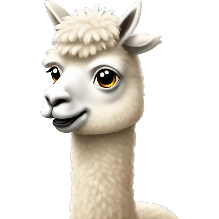 alpaca computer matrix tech emoji