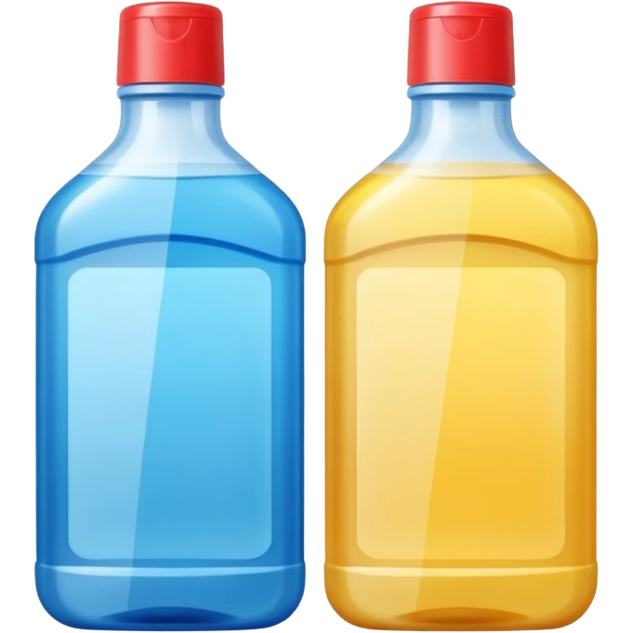 2 Bottles for Cleaning emoji