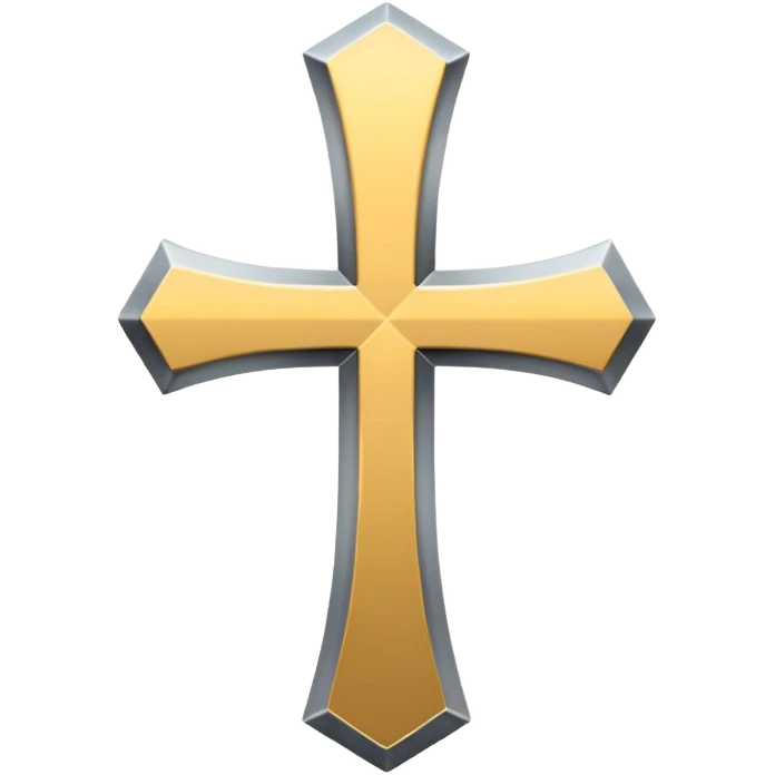 Grey cross emoji