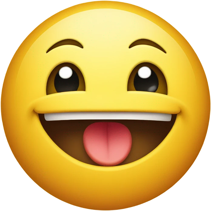 Laughing smiley face emoji