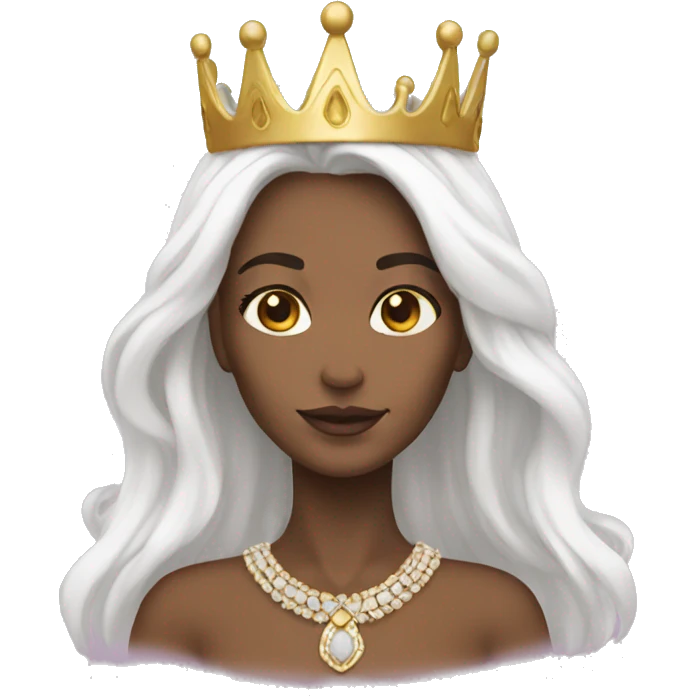 👑 white emoji