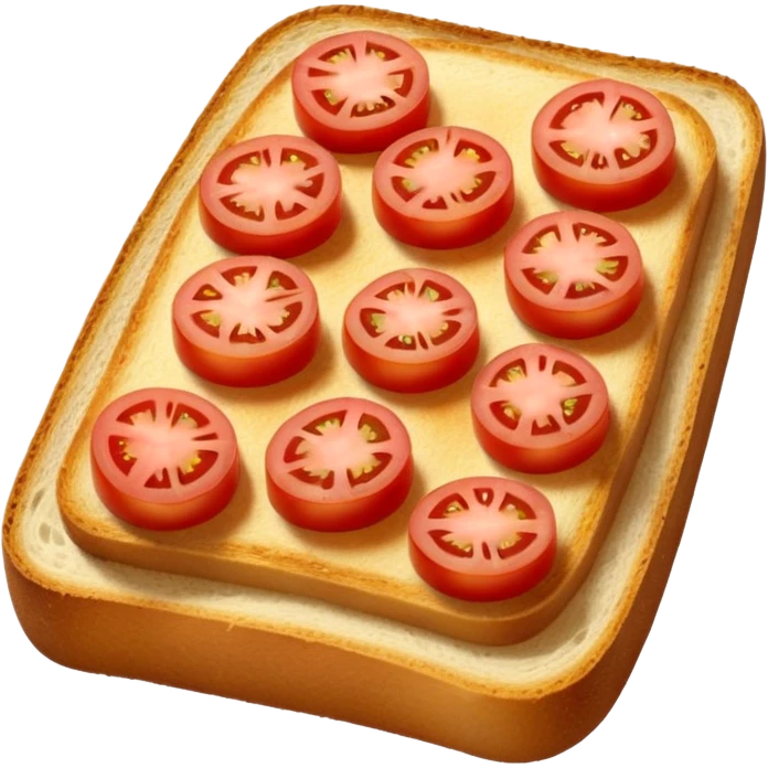хлеб брускета emoji