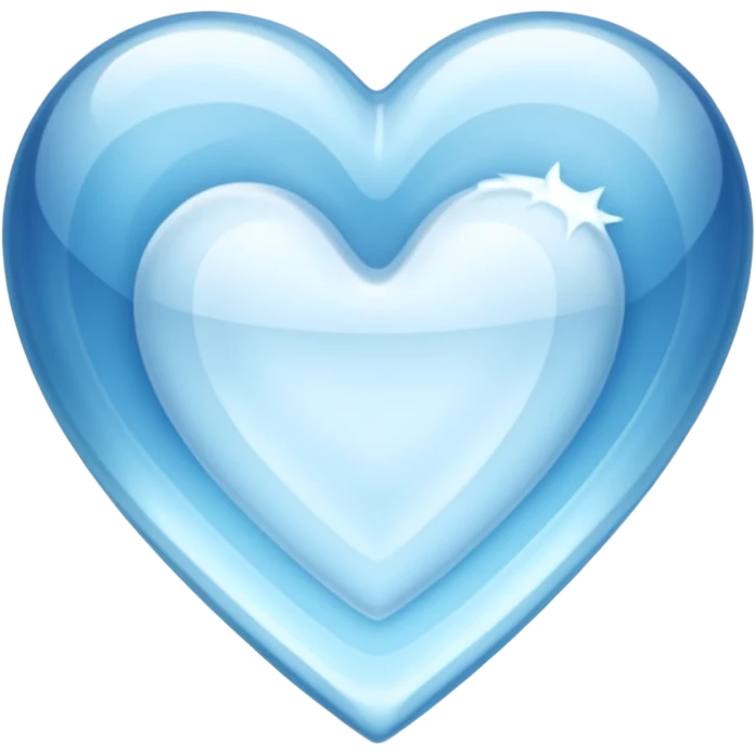 Corazón de hielo emoji