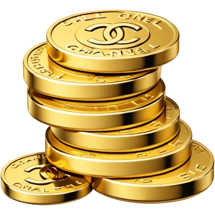 chanel coins stack emoji