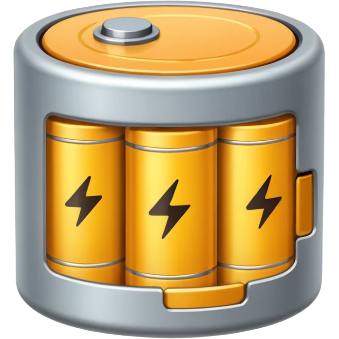realistic battery emoji