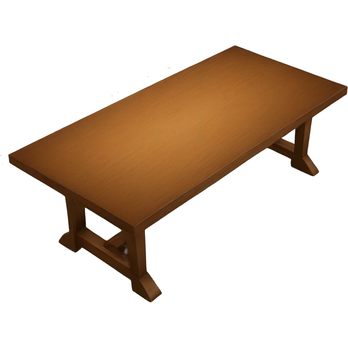 modern wood table emoji
