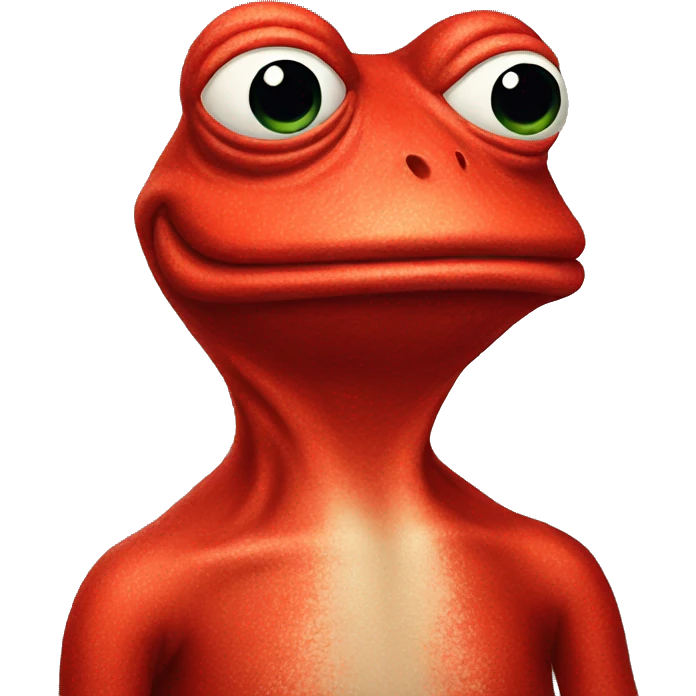 red pepe frog emoji