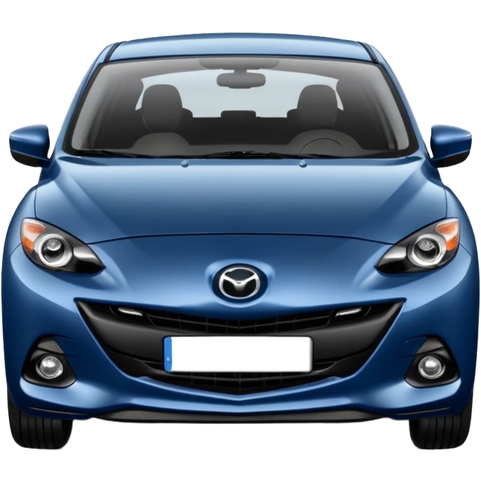 Mazda 3 hatchback azul marino  emoji