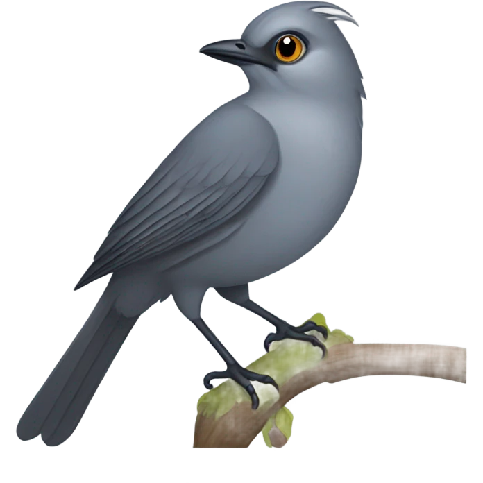 Gray catbird emoji