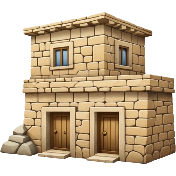 Palestinian old stone home emoji