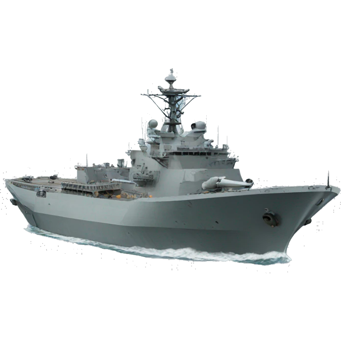 military ship emoji