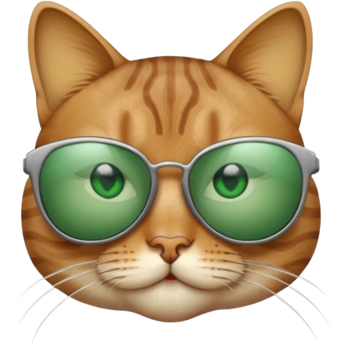 Cat wearing sunglasses emoji