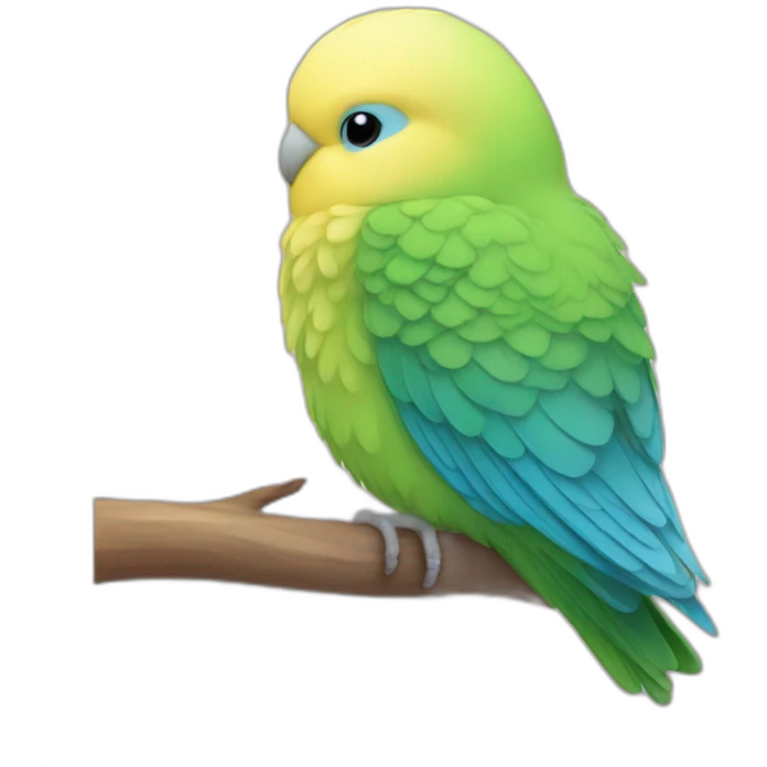 budgerigar sleep emoji