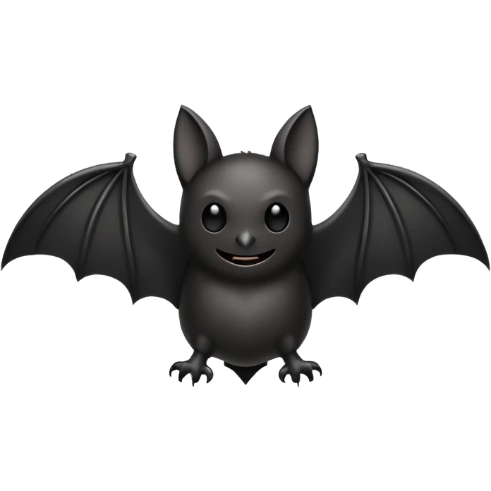 black bat emoji