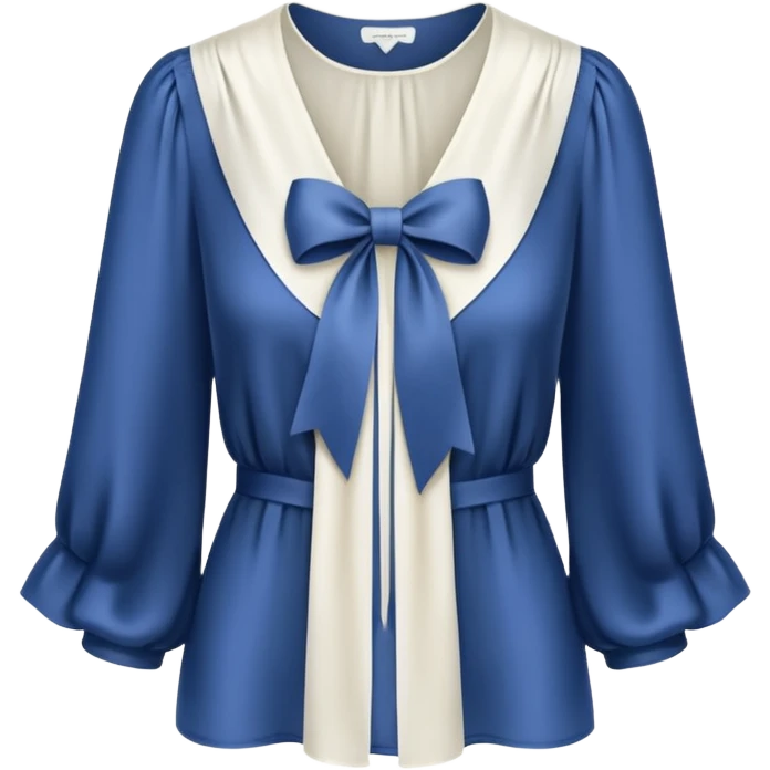 ehit blouse with ribbon emoji
