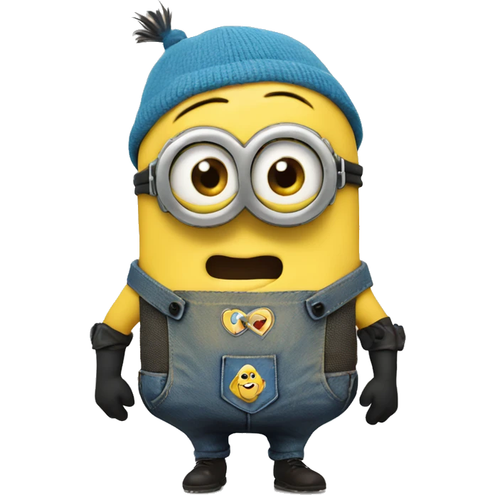 minion with hearts  emoji