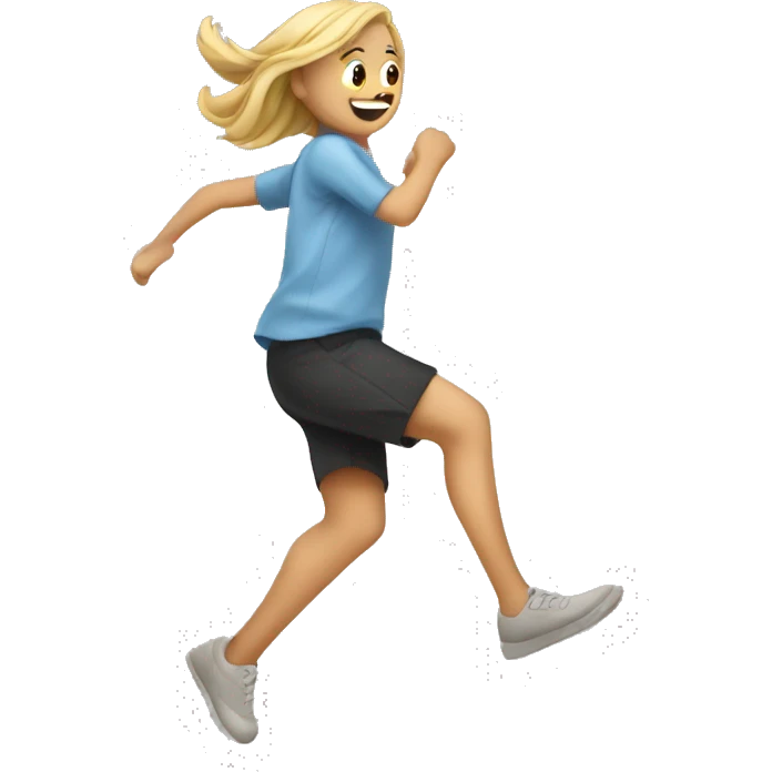skipping class emoji