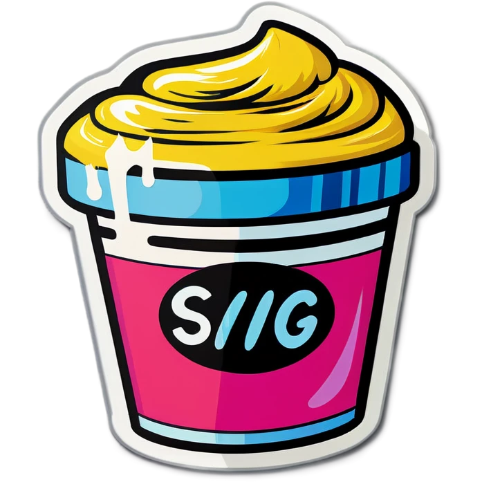 Pop art emoji