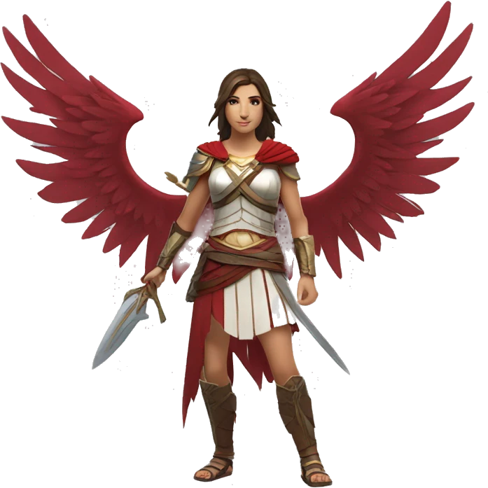 Assassinscreeeodyssey-kassandra-happy emoji