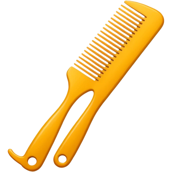 hairdressing comb emoji