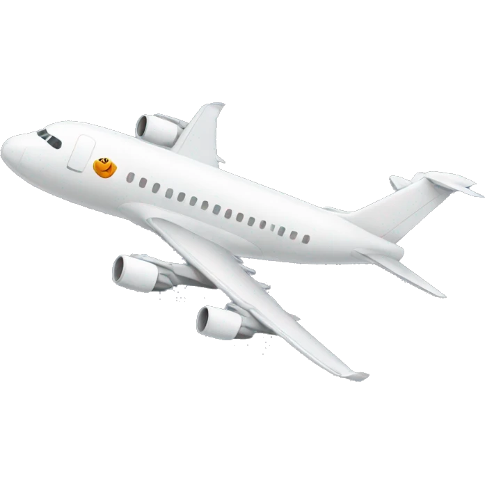 Plane going back  emoji