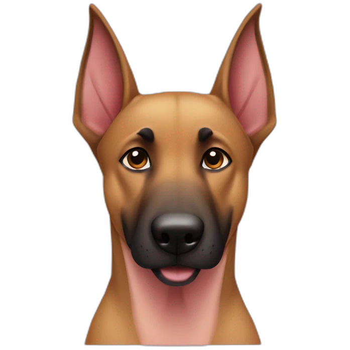 Malinois x pig emoji