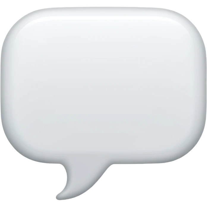 speech bubble emoji