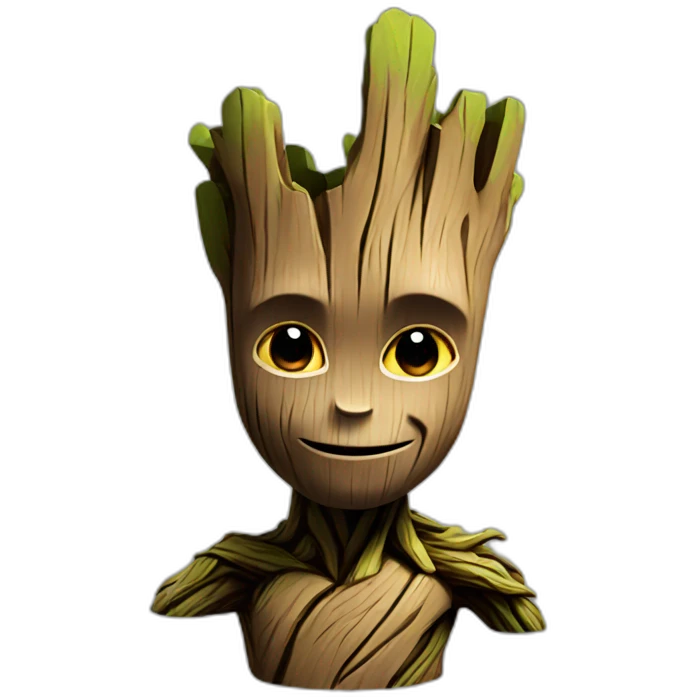 groot 3d emoji