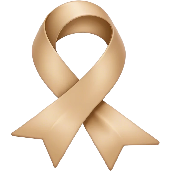 ruban beige emoji