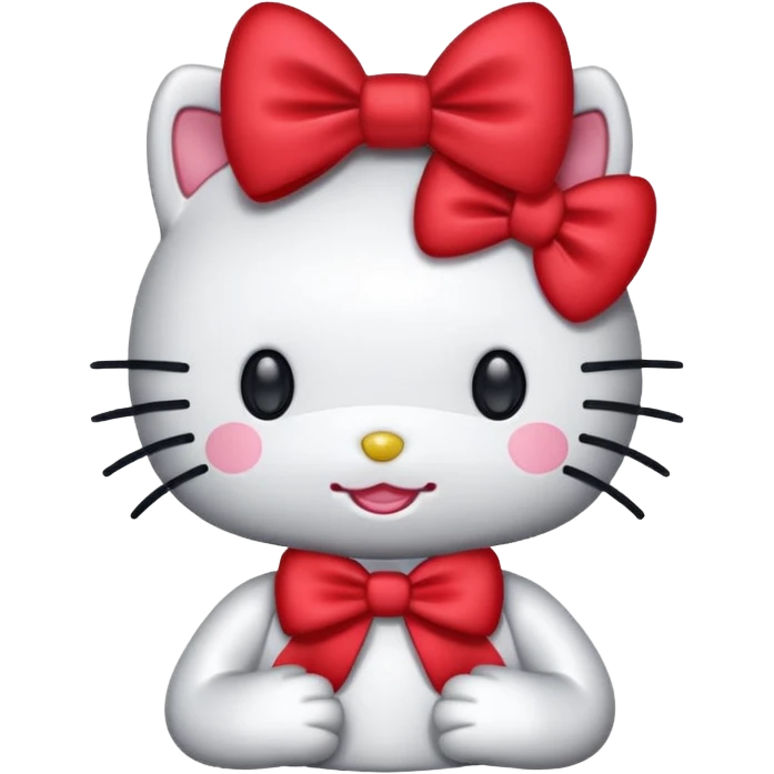Hello kitty stady emoji