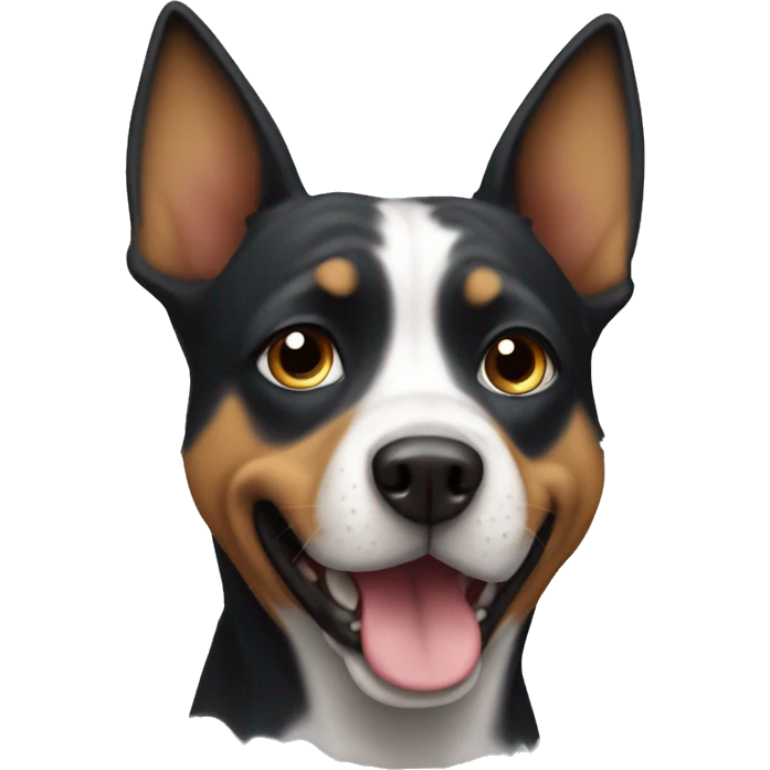 Super doggy emoji