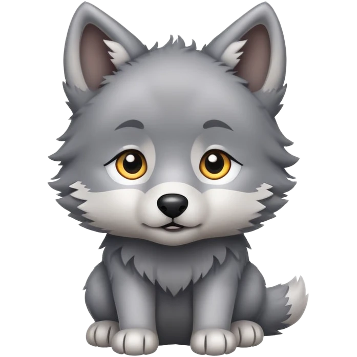 Wolf cub  emoji