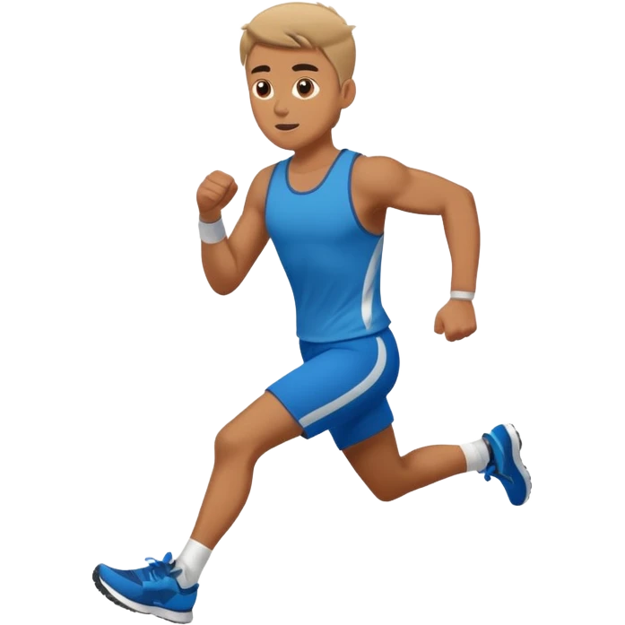 guy running workout clothes  emoji