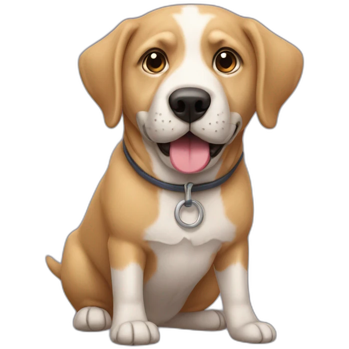 Perro podendo emoji