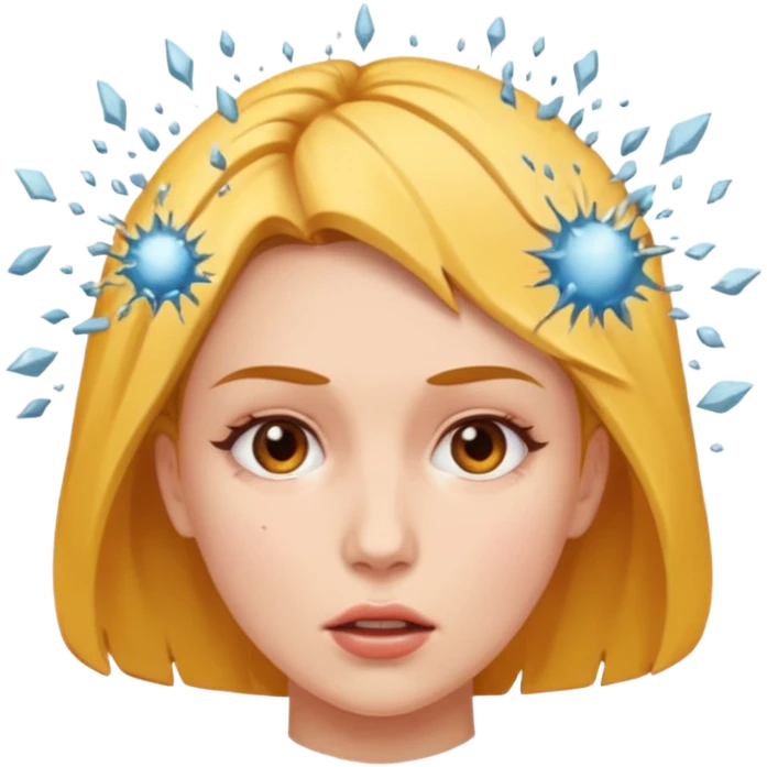 exploid headed woman emoji