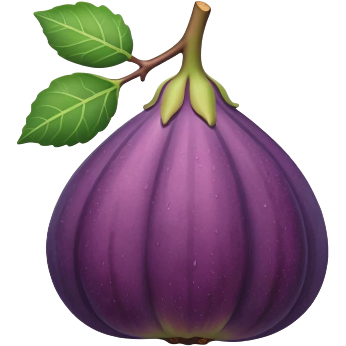 fig sign emoji