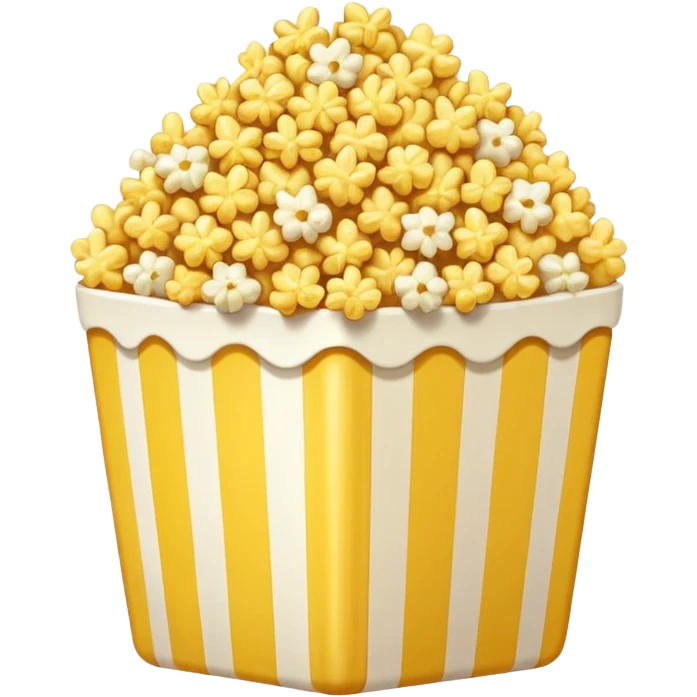 One popcorn  emoji